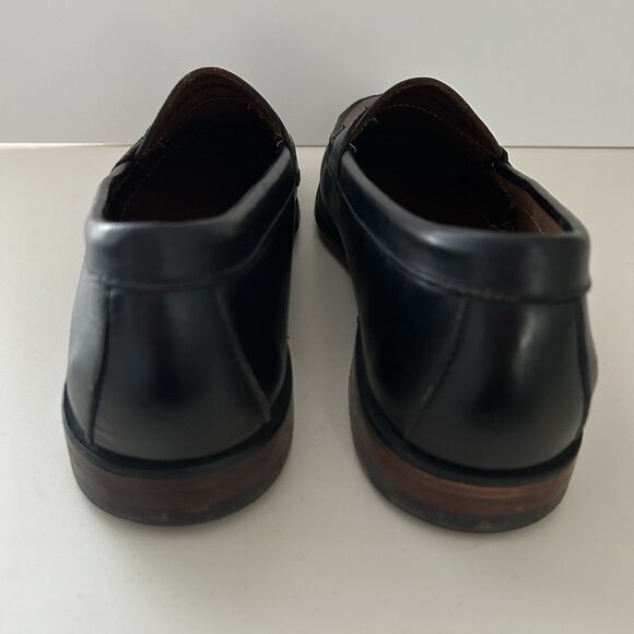 GH Bass Weejuns Sherman Black Brown Penny Loafers Mens 11D Limited Edition Shoes - Picture 7 of 13